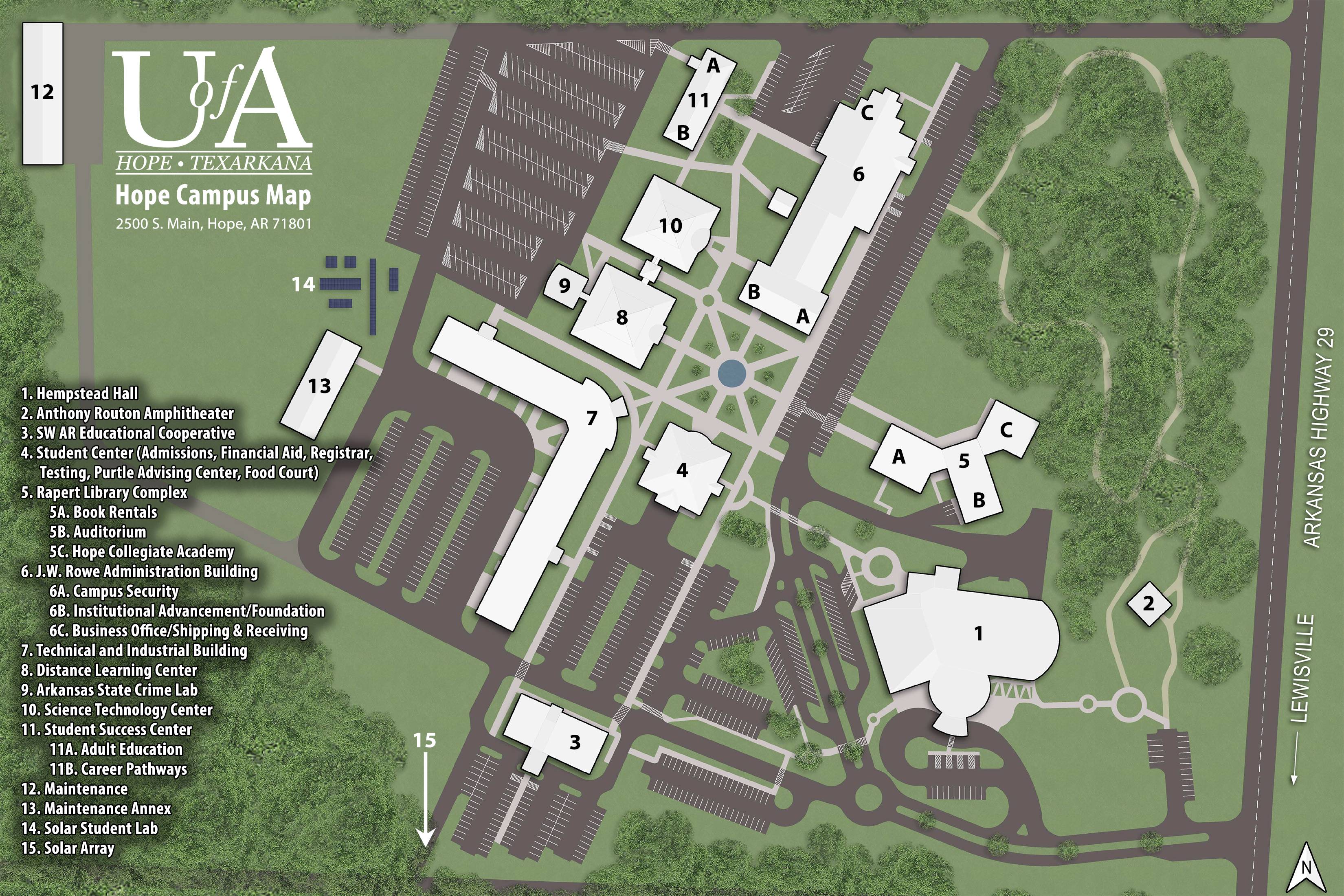 Hope Campus Map