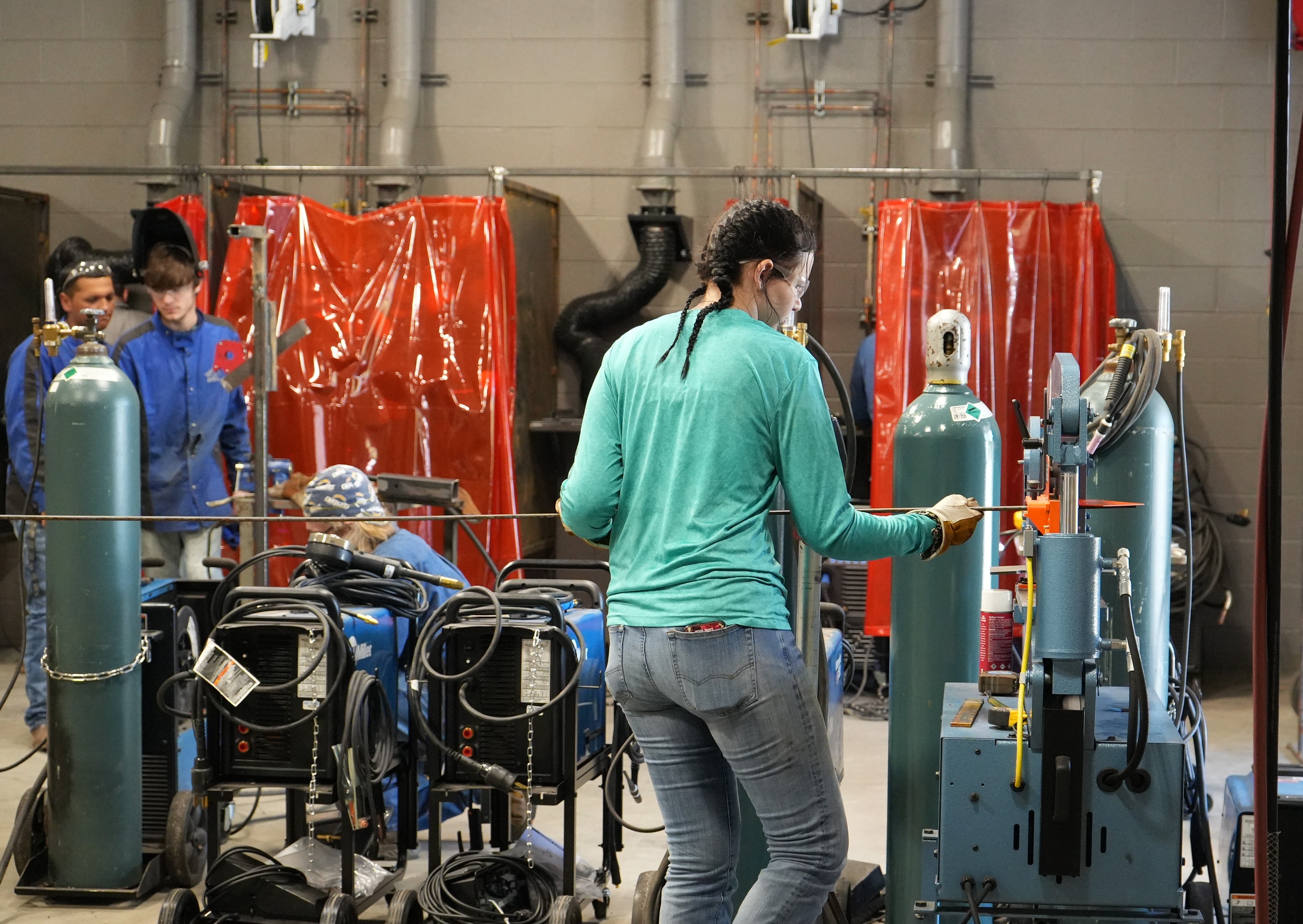 UAHT Welding Student